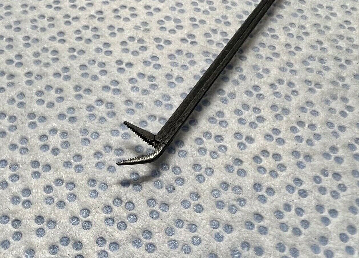 RICHARDS OLYMPUS 13-1014 Serrated Upward Bite Alligator Forceps ENT — photo 2