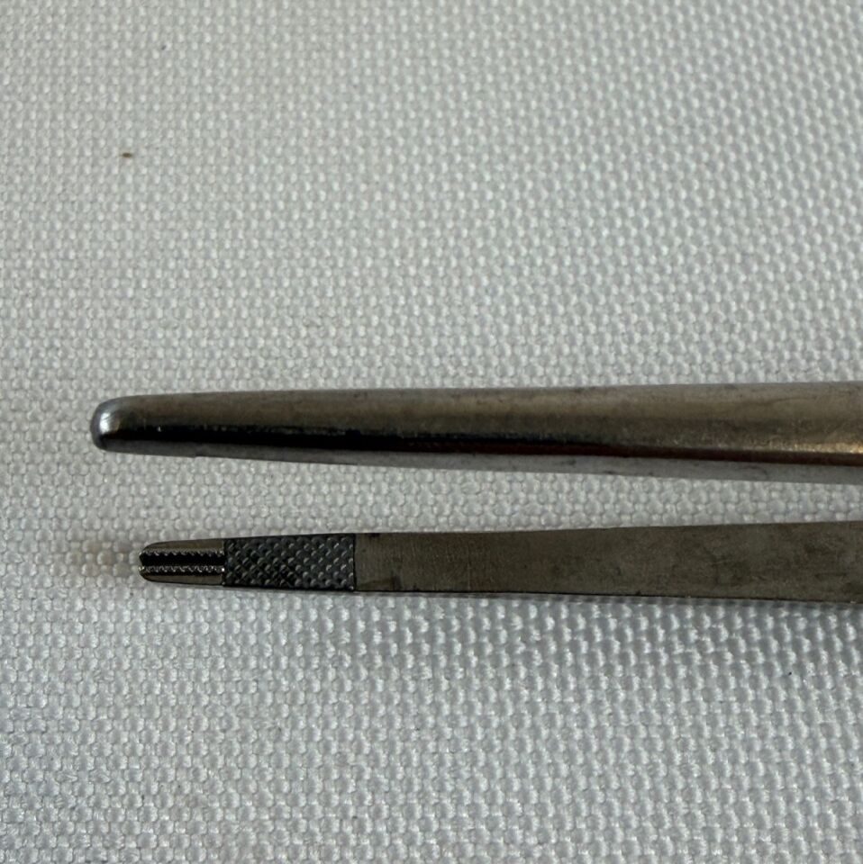 SONTEC 2200-100 DeBakey Needle Pulling Forceps T/C Serrated 2mm x 8" — photo 6
