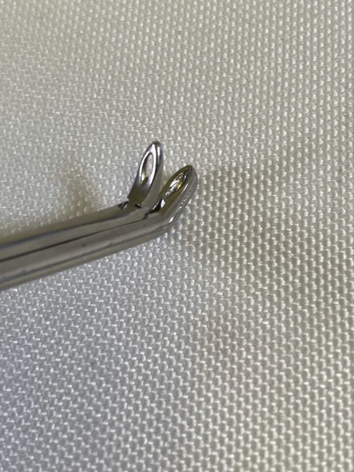 RICHARDS 23-0870 Weil Blakesley Nasal Forcep w/ Suction 45deg Up 2mm x 6mm Bite ENT — photo 5