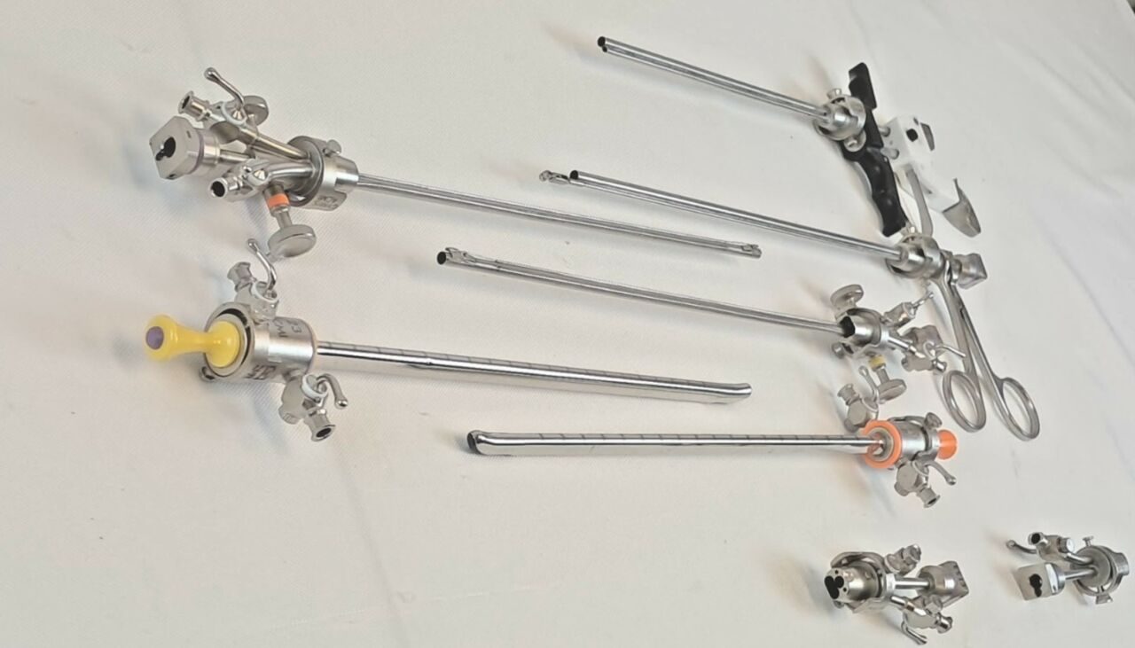 CIRCON ACMI Elite Series 8 Piece Cysto Instrument Set Sheaths Obturators Bridges — photo 3