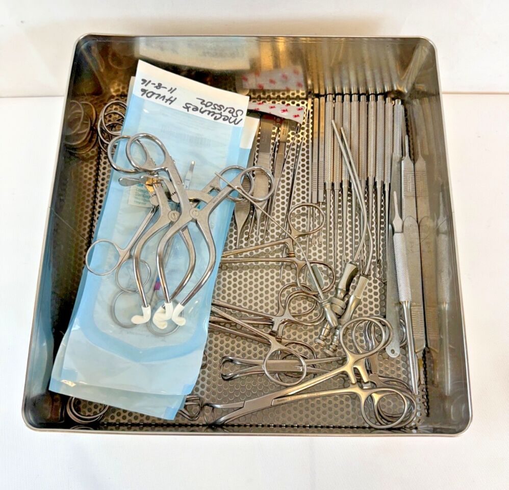 WECK Sharp Hooks Scissors Clamps 51 Piece Plastic Surgery Instrument Set — photo 7