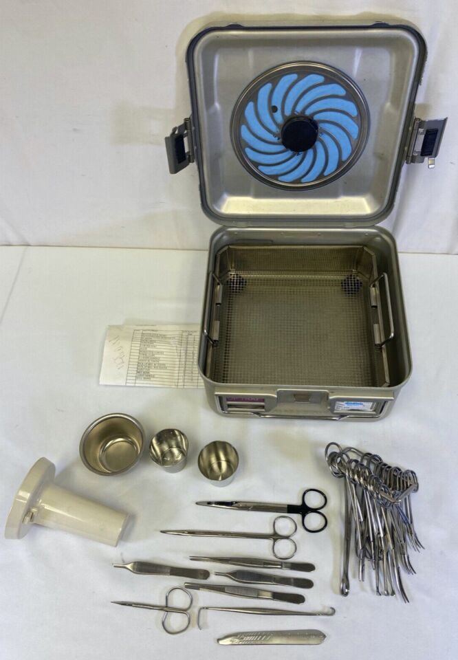 VARIOUS  OP Tray Outpatient Instrument Set & Sterilization Case