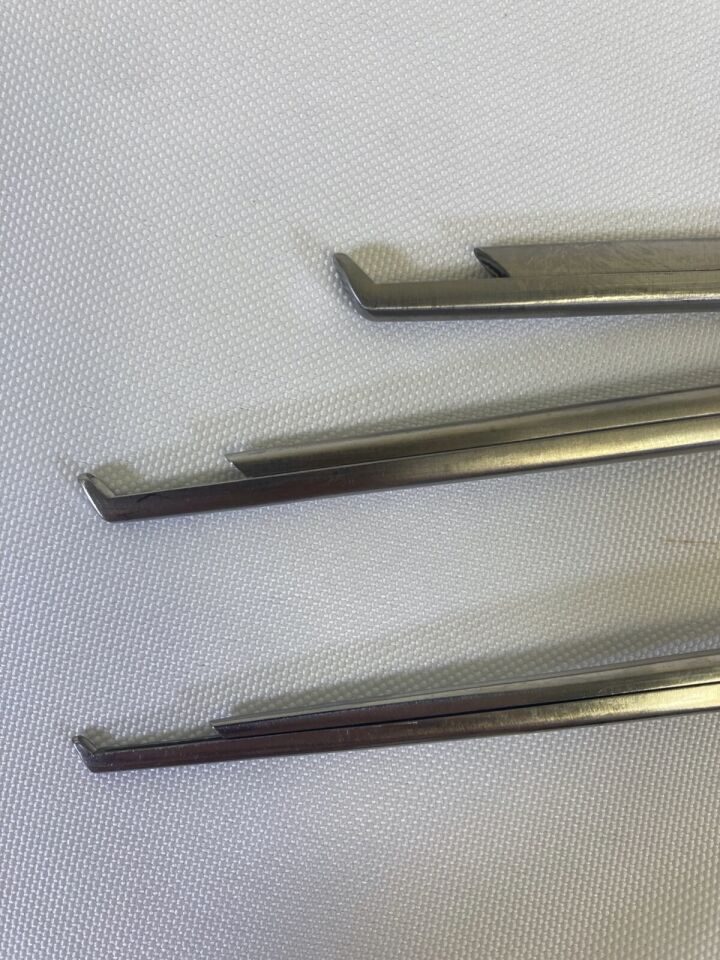 V. MUELLER NL4071-112 113 114 40deg 2-4mm 11.5" Set of 3 Cervical Kerrison Rongeur — photo 2