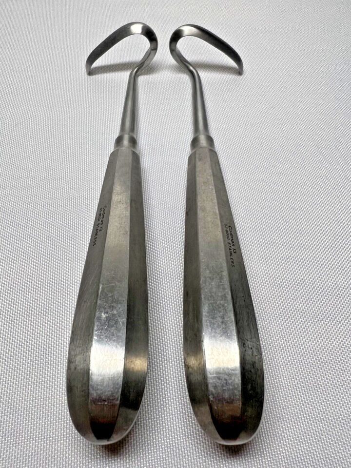 CODMAN 52-8000 & 52-8001 Left & Right Doyen Rasps Orthopedic