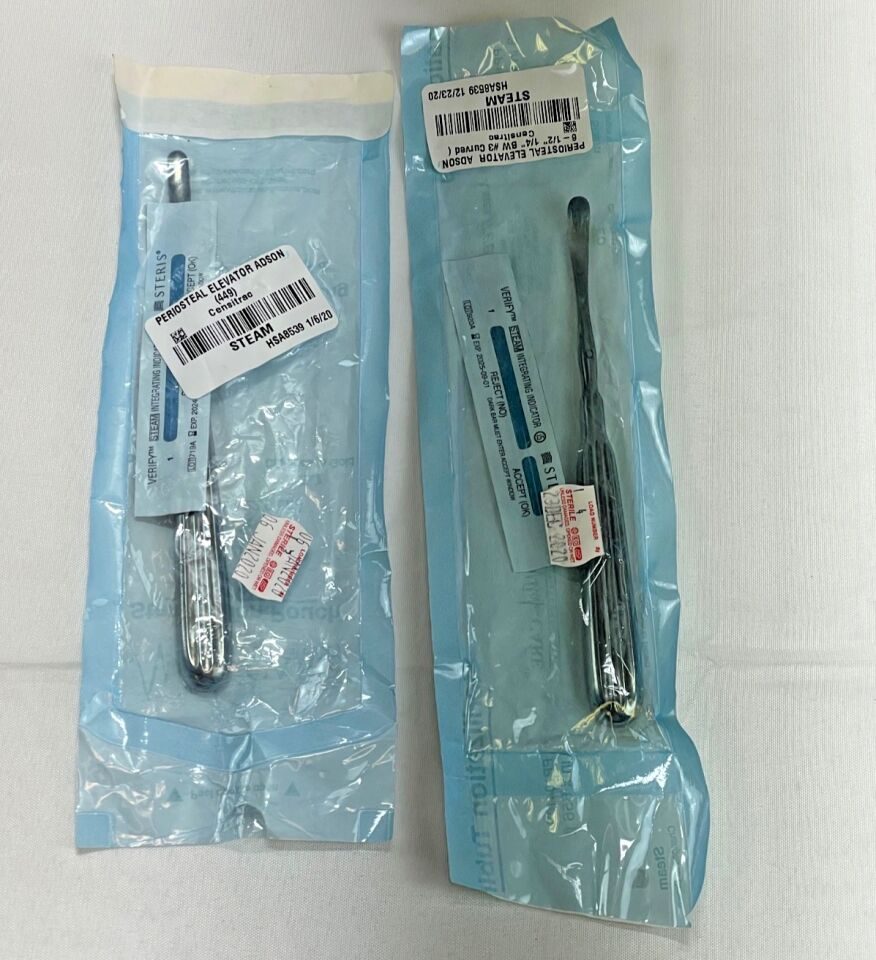 ZIMMER 2902 & Codman 65-1032 Periosteal Elevators Pair of Periosteal Elevators Orthopedics Trauma — photo 2