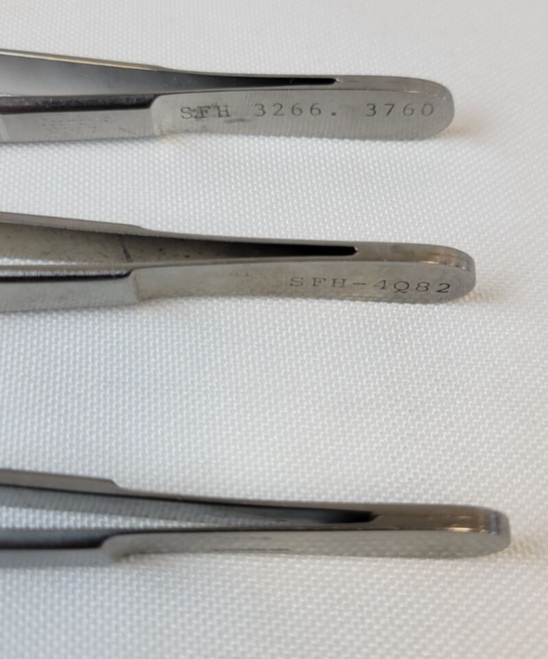 CODMAN 30-8131 DeBakey-Diethrich Vascular Forceps 2x3 Teeth 6" - Set of 3 — photo 3