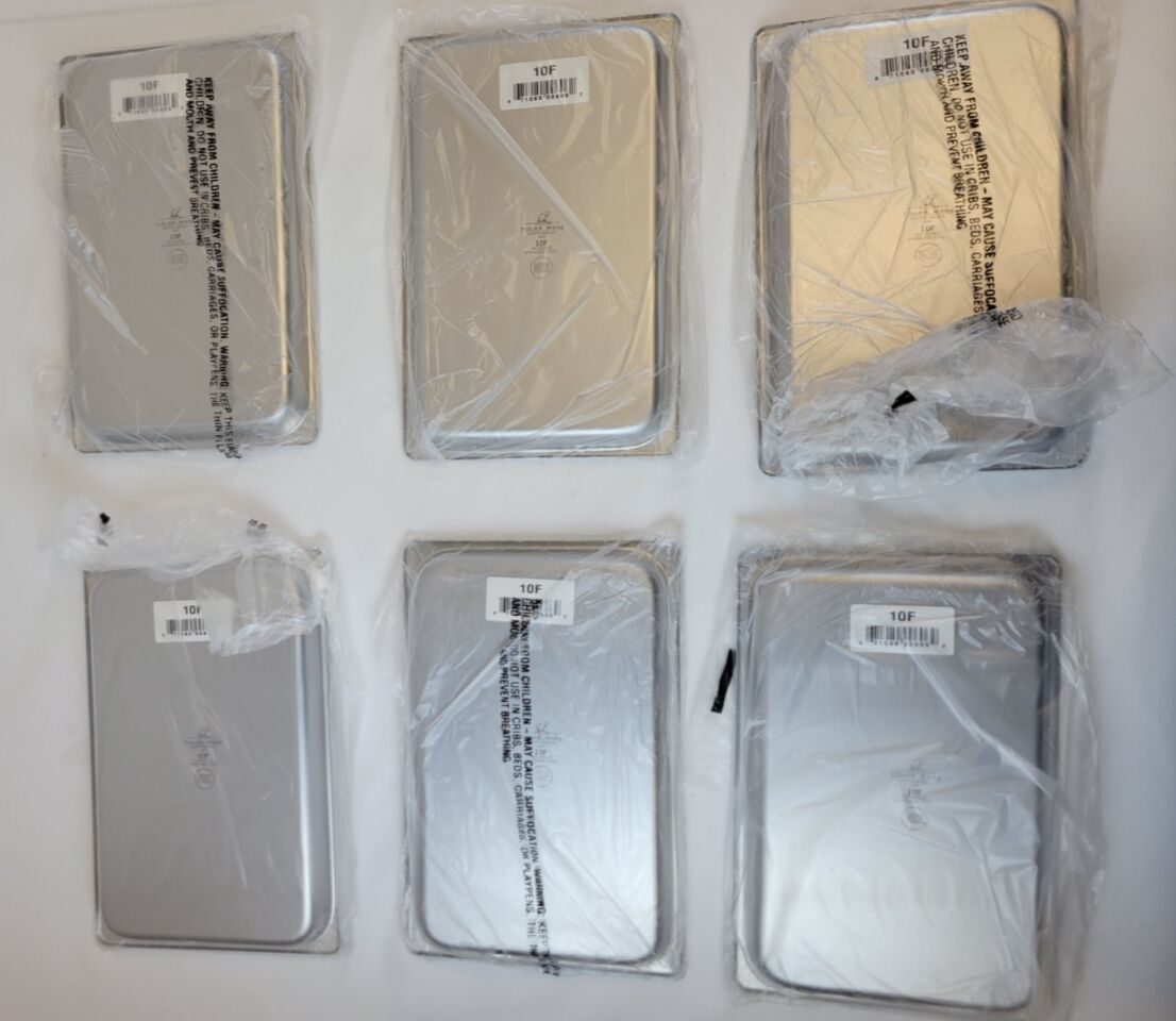 POLAR WARE 10F Stainless Steel Medical Instrument Tray, 10 x 6.5" - lot of 6 — photo 2