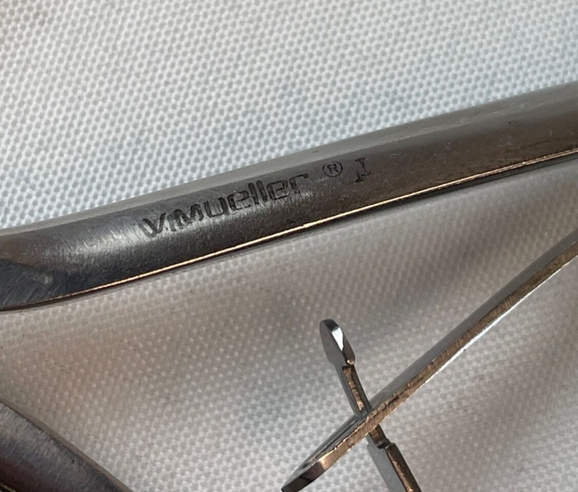 V. MUELLER AU6700 Andrews Hartman Rongeur 4mm Curved Jaw 6" Length — photo 2