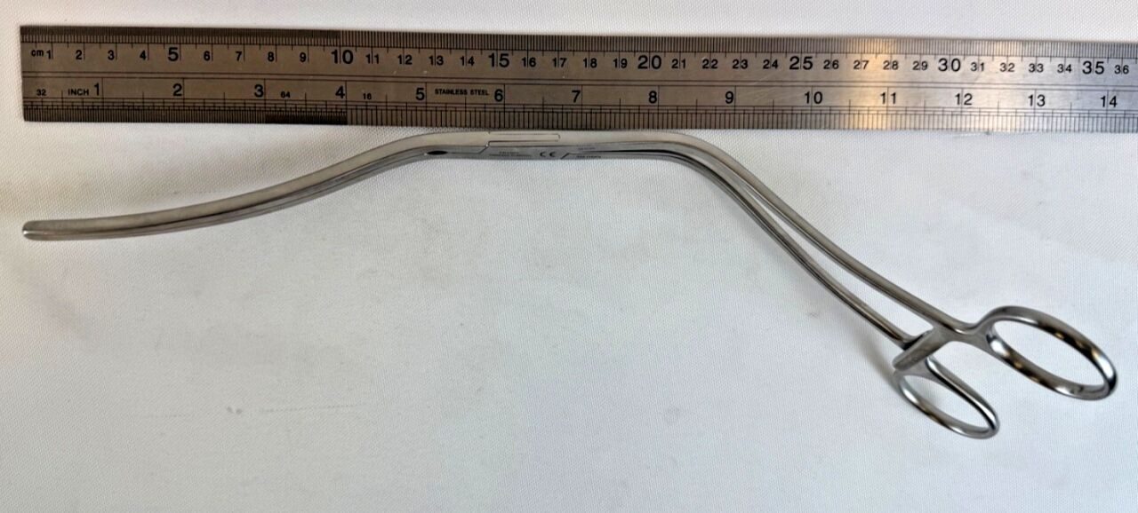 PILLING WECK 353539 Cherry Supraceliac Clamp LIFELOK 2x3 AtrauGrip Jaws Curved — photo 8