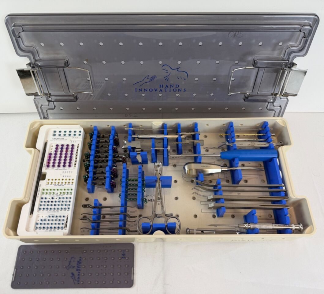 HAND INNOVATIONS Various DVR Set w/ Sterilization Tray Ortho
