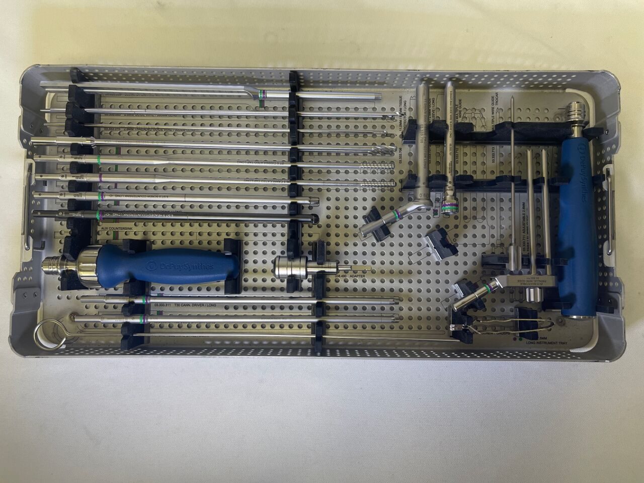 SYNTHES 60.333.120 6.5mm / 7.5mm Long Instrument Set — photo 2