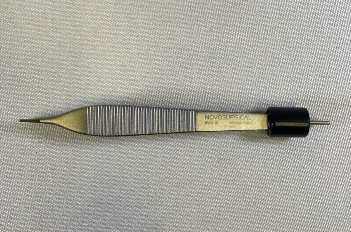 NOVO SURGICAL G1911-15 4.5" Smooth Tip Bipolar Adson Forcep Plastic Surgery