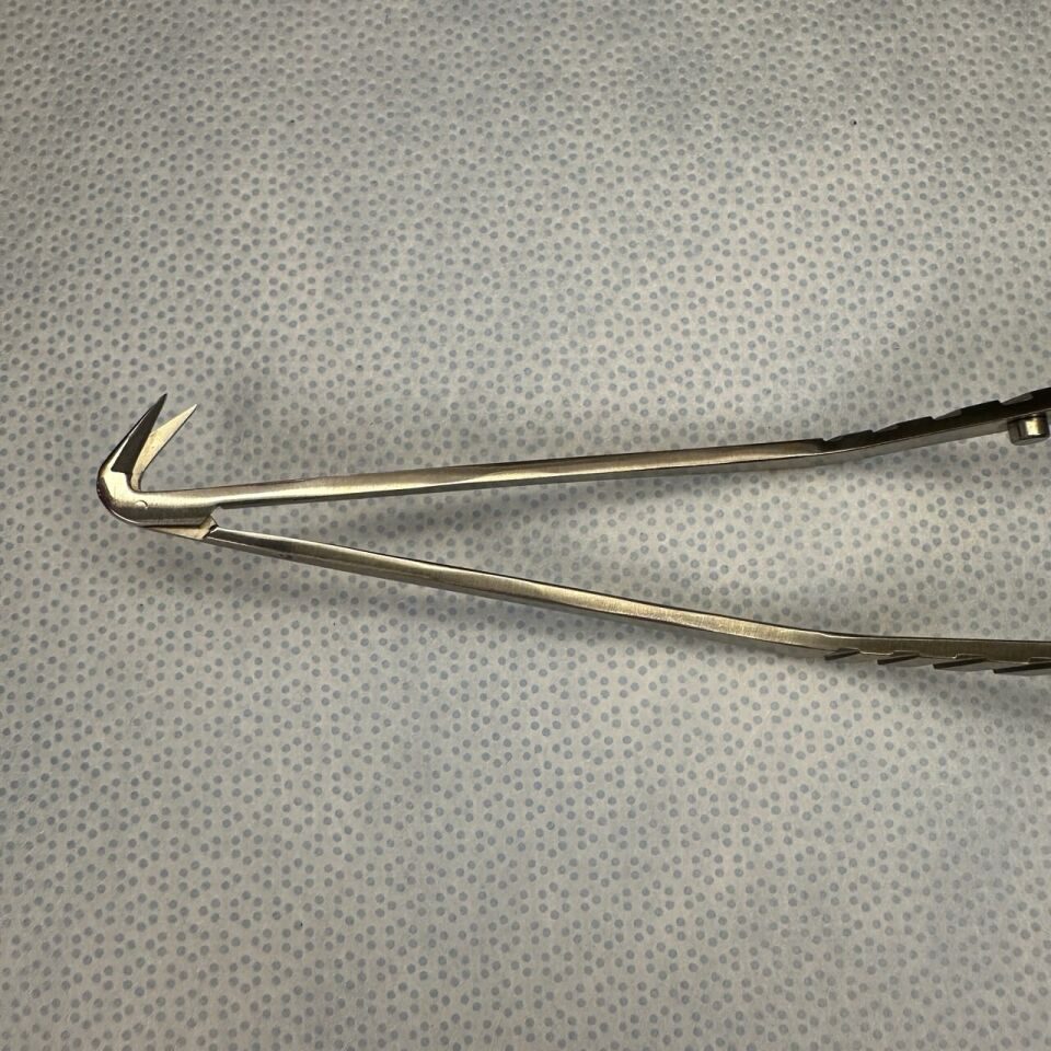JARIT 310-109 Yasargil Vascular Scissor Left Circumflex Artery, Bayonet Handle — photo 2