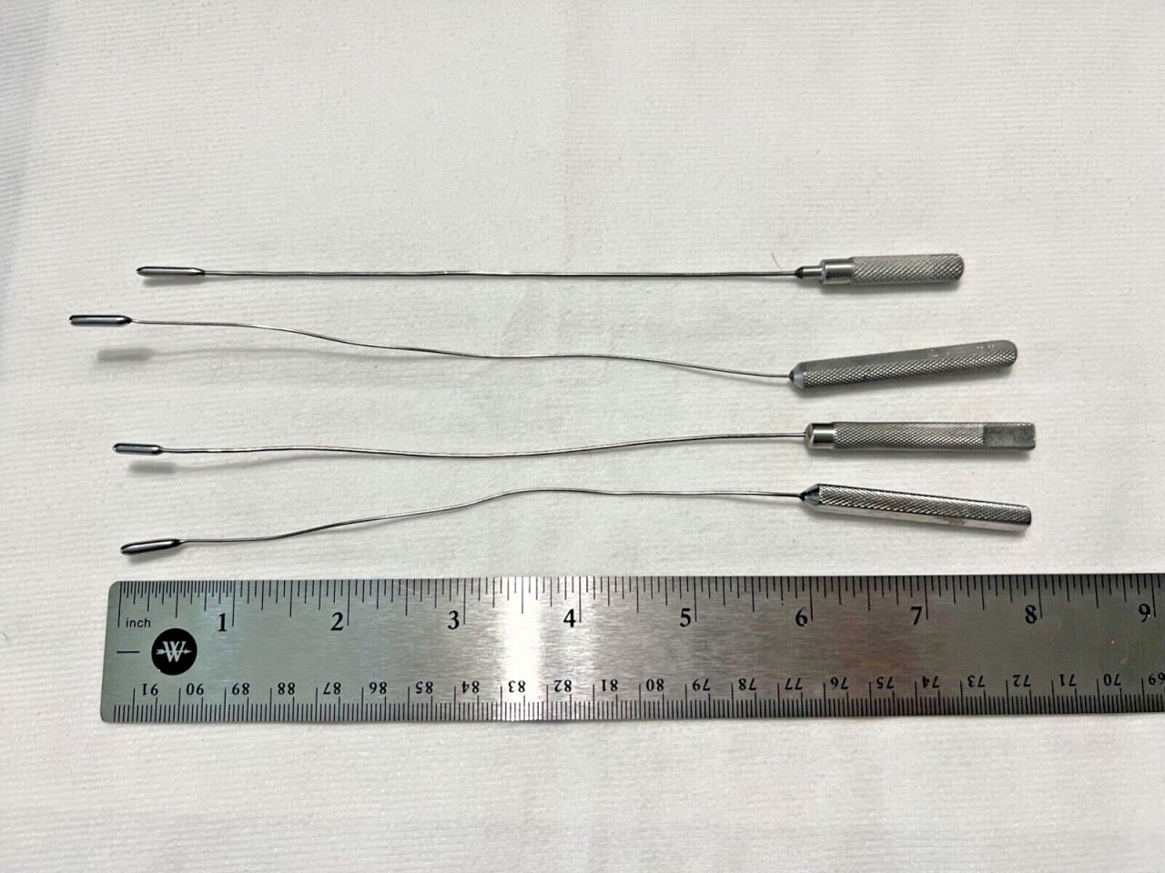 Set of 4 V. Mueller / Pilling / Weck 2.5mm DeBakey 8" Length Vascular Dilators — photo 4