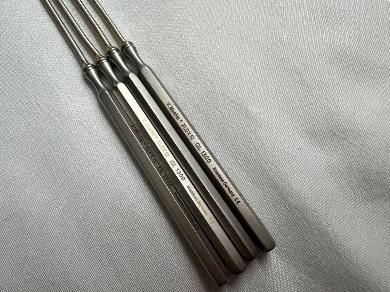 V. MUELLER GL1300 Set Of 4 Straight Emmett Uterine Probes 8-1/2" Working Length — photo 4