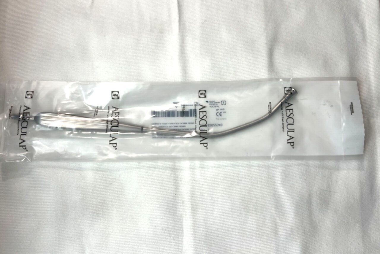 AESCULAP OM671R Angled Suction/Irrigation Cannula 4.8mm X 11-1/4" Length