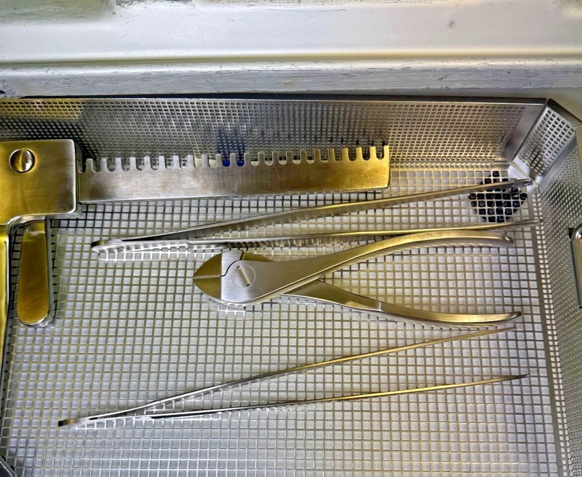 VARIOUS  14 Piece Codman Jarit CVT Open Chest Instrument Set w/ Sterlization Case — photo 4