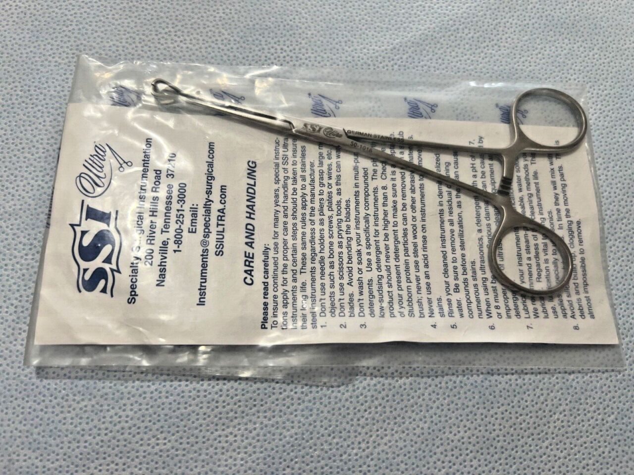 SSI ULTRA 50-1016 Babcock Tissue Forcep — photo 1