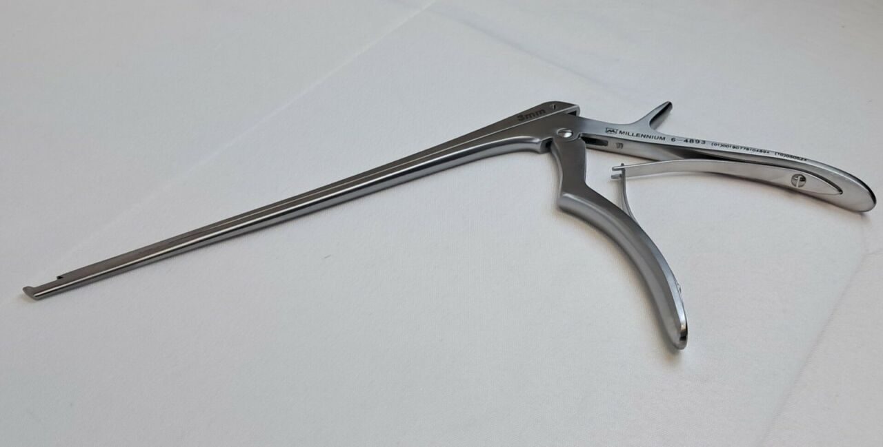 MILLENNIUM 6-4893 40 Deg. Up 8In. 3mm Kerrison Ejector Rongeur Micro Hand — photo 2