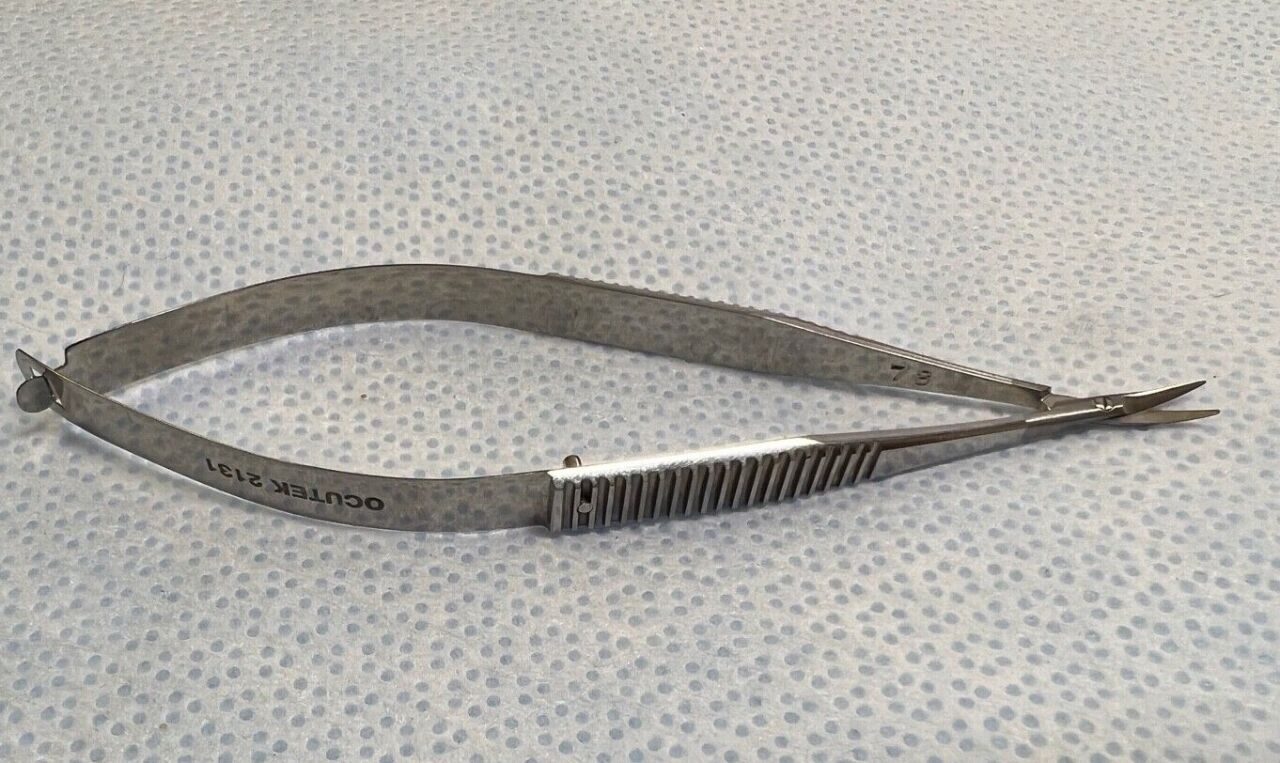 OCUTEK MEDICAL 2131 Micro Needle Holder 4" Curved Up — photo 1