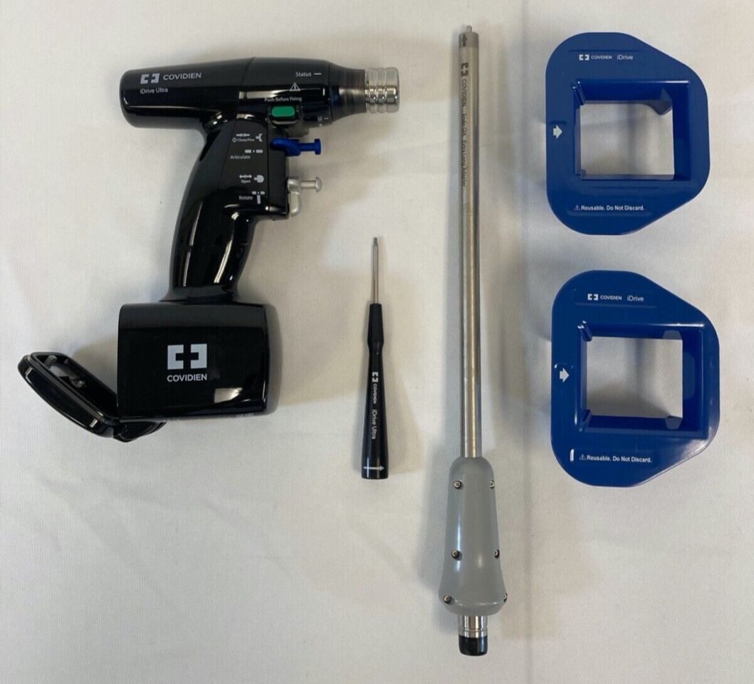 COVIDIEN iDrive Ultra Powered Linear Stapler Set w/ Autoclavable Case & Lid — photo 2