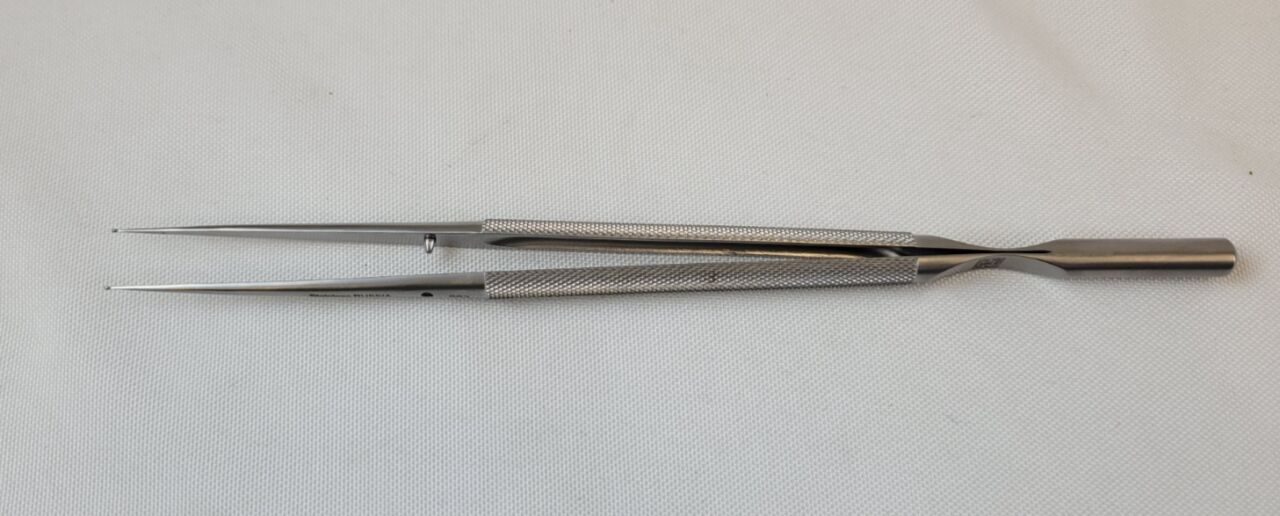 PILLING 358007 Micro Denis Ring Forceps 1mm Smooth Ring Tip 8-1/4" — photo 1