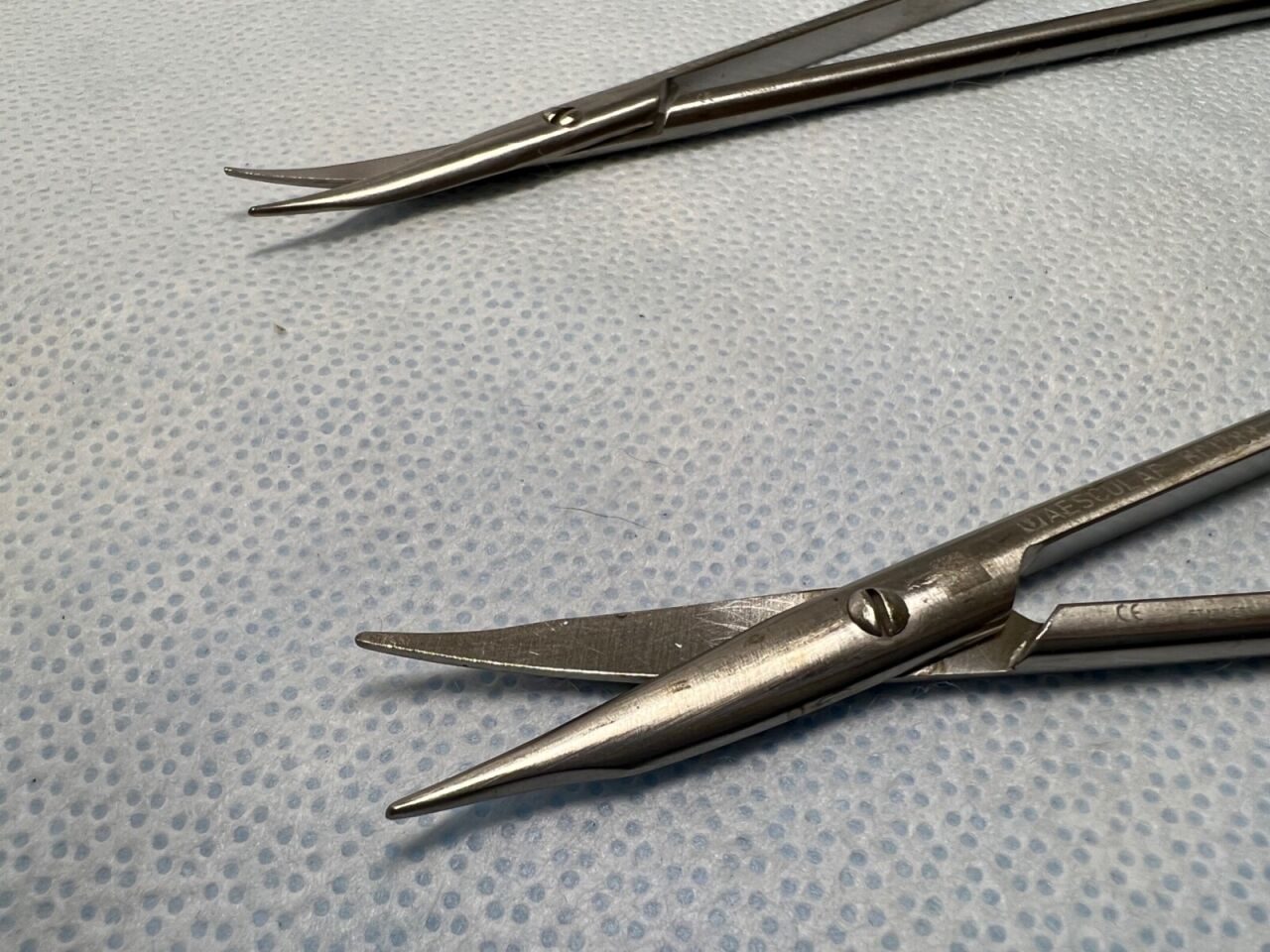 AESCULAP BC178R Potts Tenotomy Scissors Curved Blunt Tips 7" — photo 4