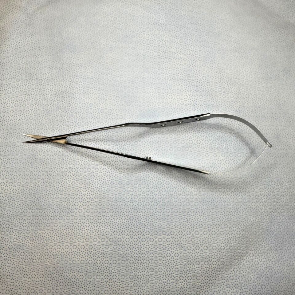 SYMMETRY SURGICAL 59-2321 Yasargil Micro Bayonet Scissors Curved 9" 230mm — photo 2