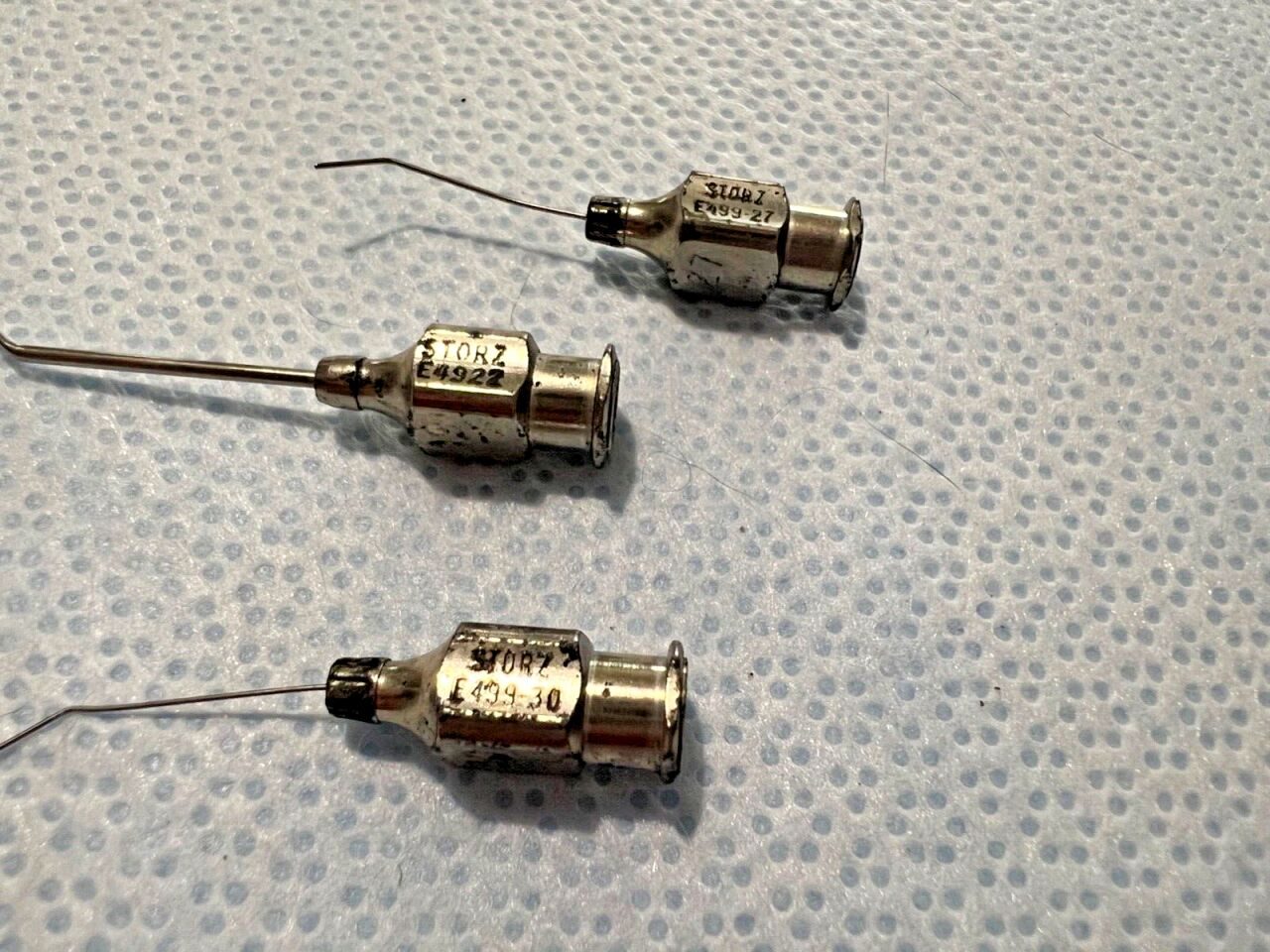 KARL STORZ  Set Of 3 Ophthalmic Irrigation & Air Injection Cannulas — photo 4