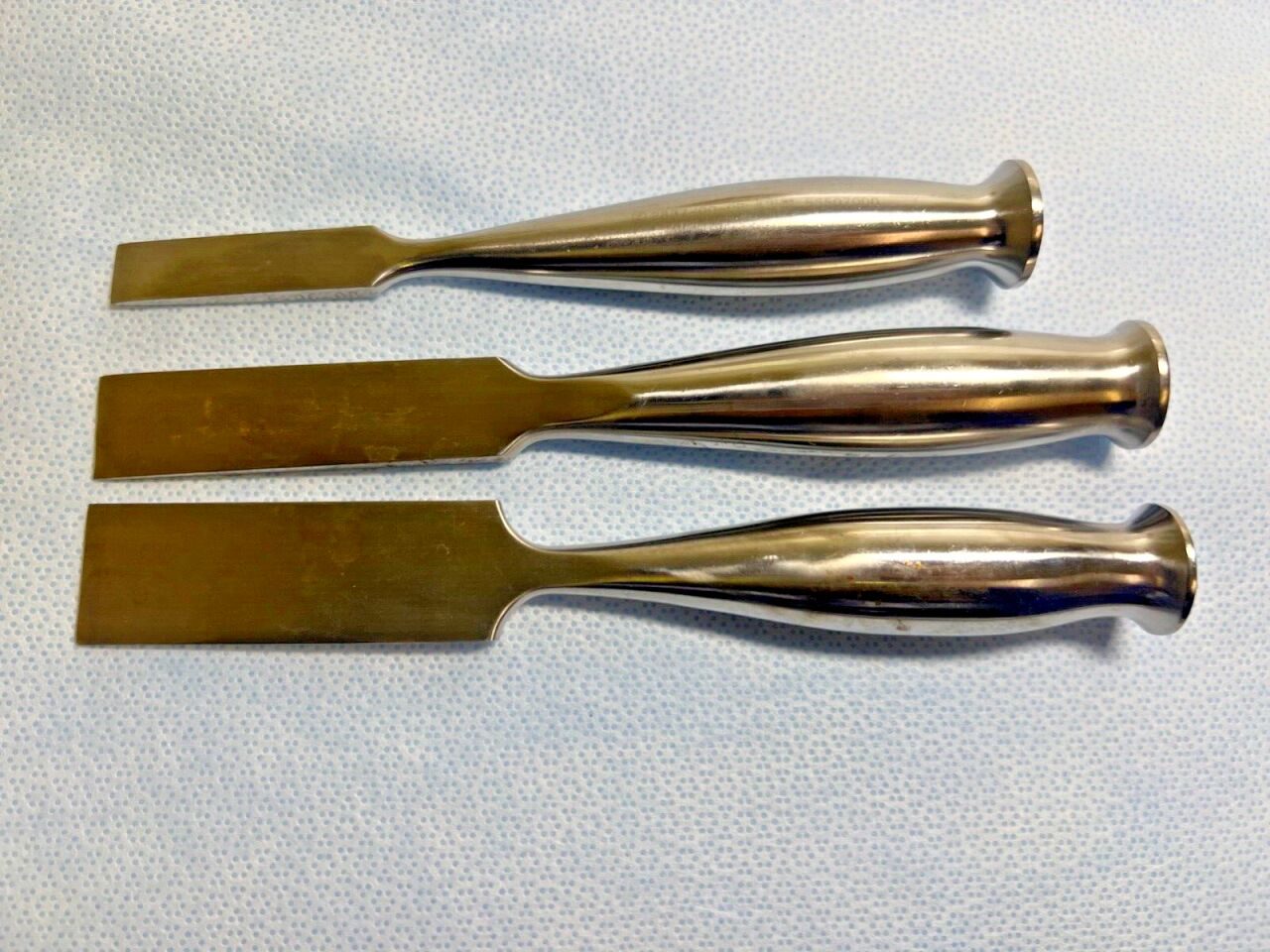 ZIMMER Smith-Petersen Straight Set Of 3 Osteotomes