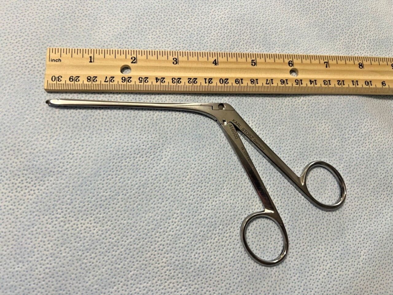 AESCULAP MA321R Well-Blakesley Fenestrated Nasal Forceps 4mm X 4.5" Size 1 ENT — photo 5