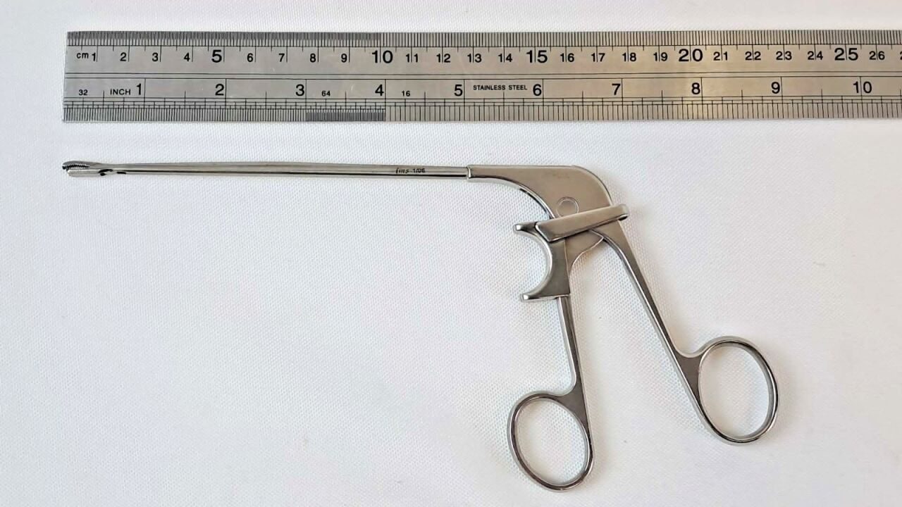 ACUFEX 011022 Large Pitbull Loose Body Grasper Slide Lock Arthroscopic Forceps — photo 5
