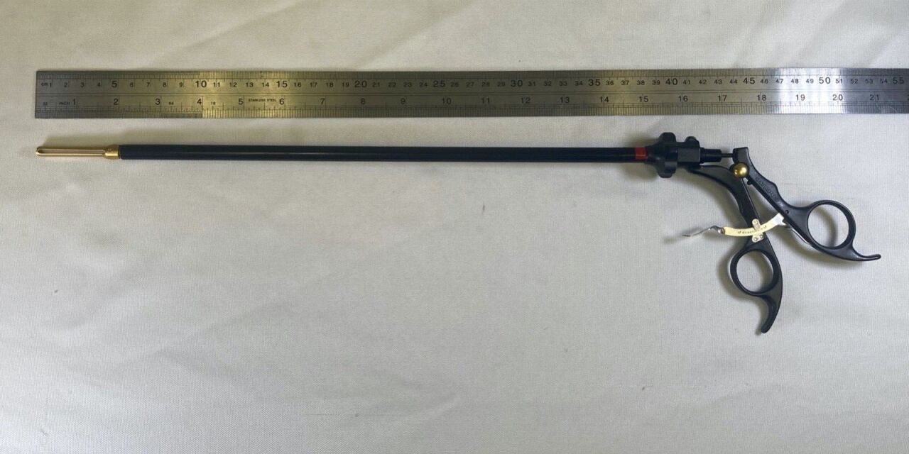 OLYMPUS A6998 Ratcheting Rotating 10mm x 36cm 2x3 Laparoscopic Claw Grasper — photo 9