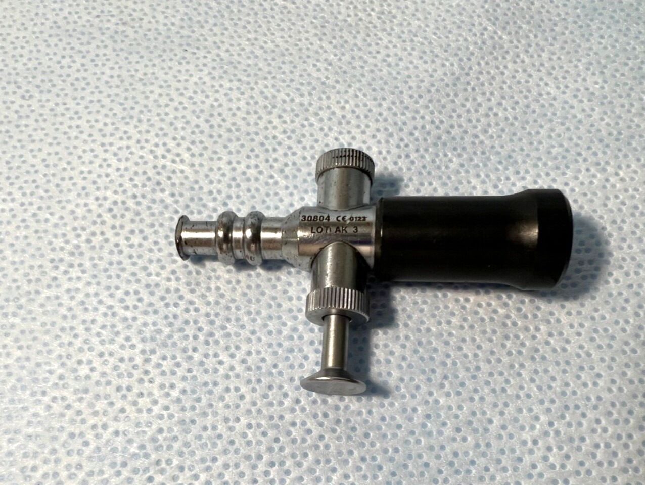 KARL STORZ 30804 Modular Hand w/ Trumpet Valve For 5mm Irrigation — photo 1