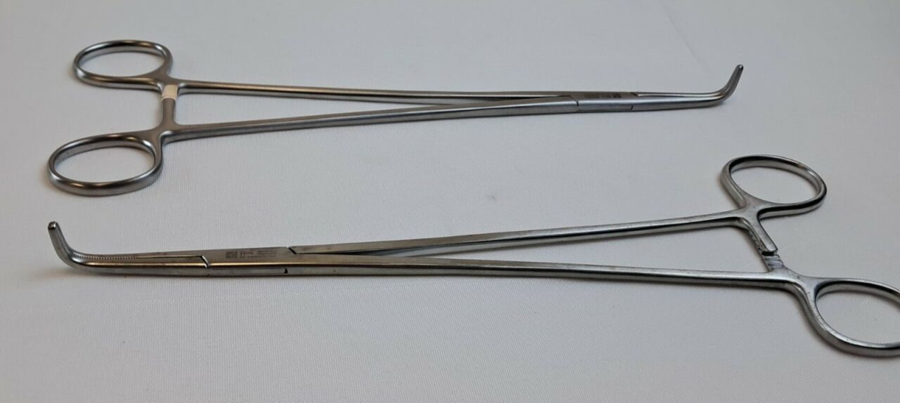 KONIG MDS1243524 Lot of 2 Kantrowitz Hemostatic Forceps Right 7.5in — photo 2