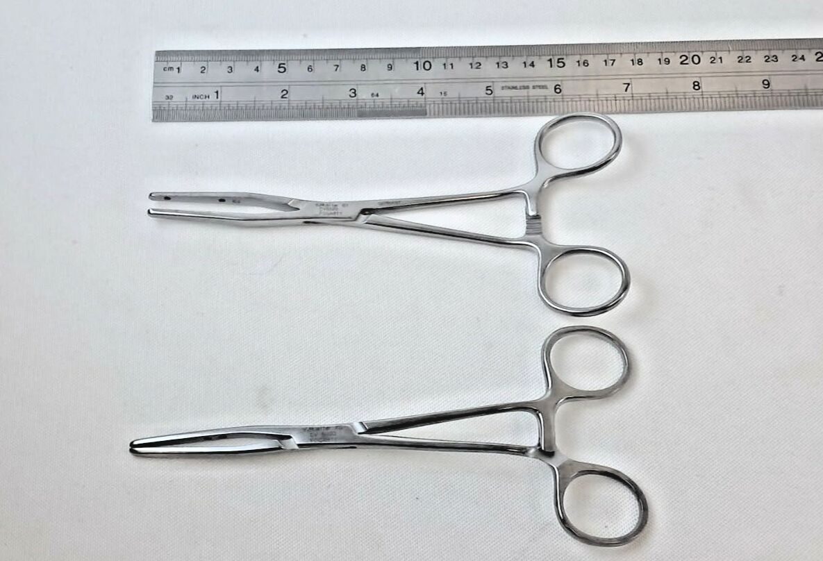 V. MUELLER CV5020 Fogarty Hydragrip Straight Clamp Forceps Lot of 2 — photo 6