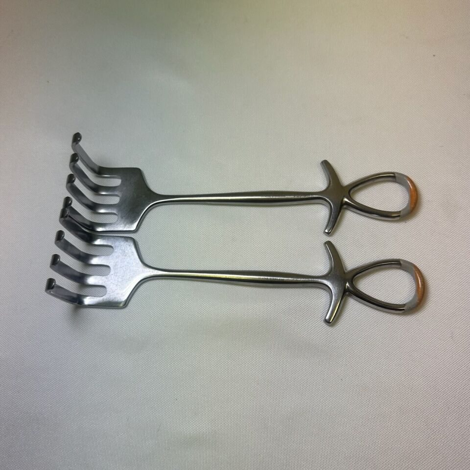 CODMAN 50-4246 Set Of 2 Israel Retractor, 4 Prong, Blunt — photo 4