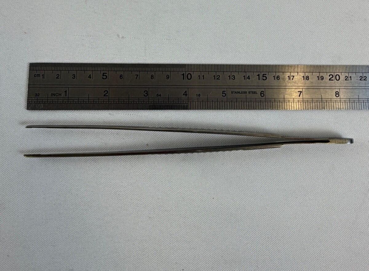 SONTEC 2200-100 DeBakey Needle Pulling Forceps T/C Serrated 2mm x 8" — photo 8
