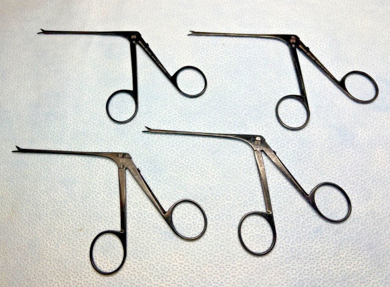 RICHARDS 23-0062 Bellucci Micro Scissors Curved Jaws ENT Set of 6