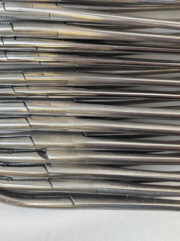VARIOUS   Sklar Codman V Mueller Heaney Hysterectomy Clamps 2 Teeth Heavy Pattern — photo 4