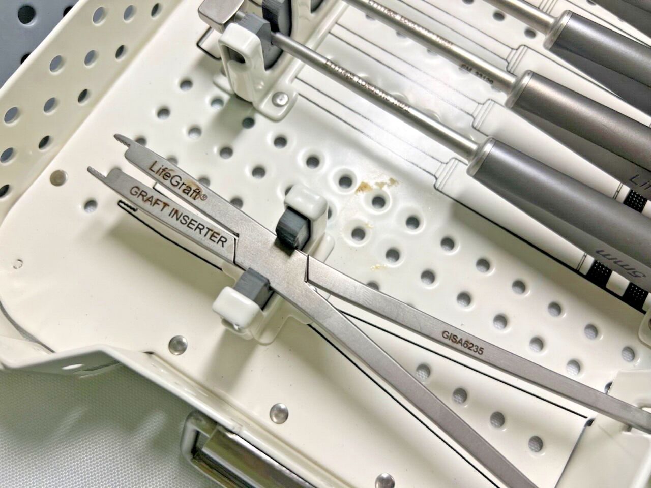 LIFEGRAFT Various Cervical Spine Lordotic Instrument System w/ Case, Trials, Rasp & Tamp — photo 3