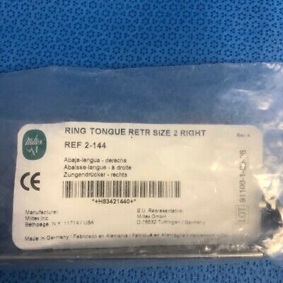 MILTEX 2-144 Ring Tongue Right Angled Size 2 Retractor — photo 2