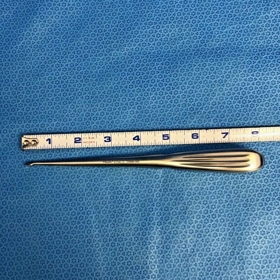 V. MUELLER OS992-002 Bruns Straight Curette Orthopedic — photo 8