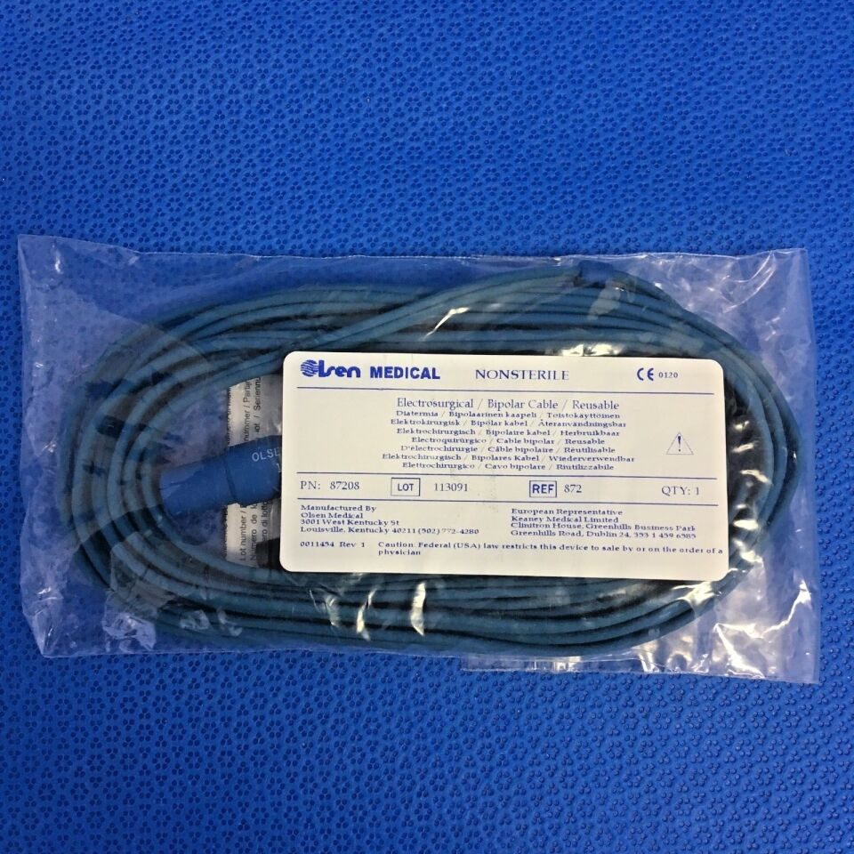 OLSEN 872 Reusable Electrosurgical Bipolar Cable