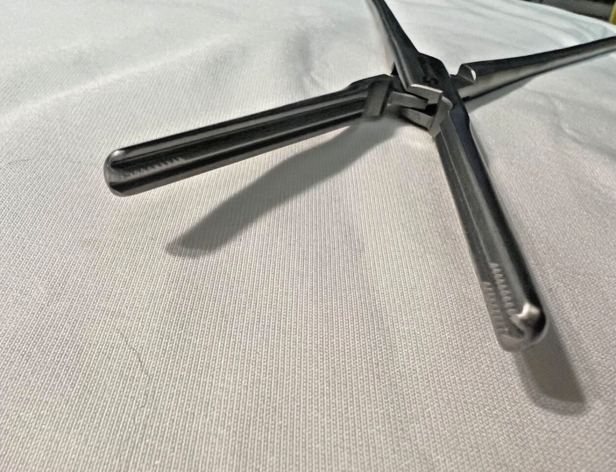 SYMMETRY SURGICAL 52-9996 Zep Hysterectomy Forceps Straight 14" Length OBGYN — photo 4