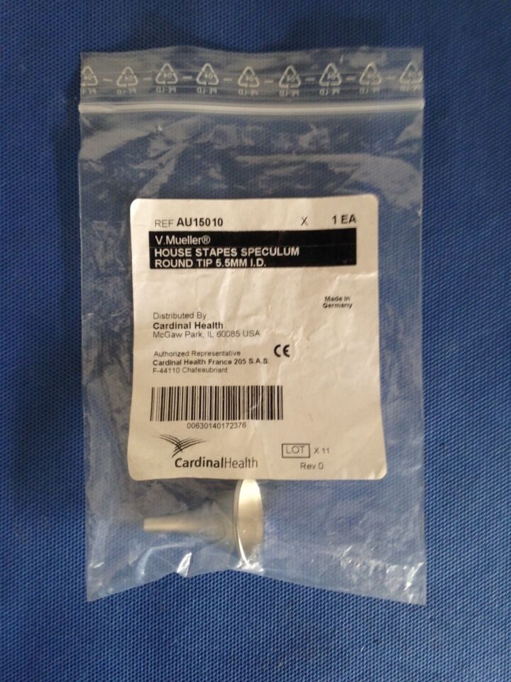 V. MUELLER AU15010 House Stapes Speculum Round Tip Chrome 5.5mm Dia. — photo 1