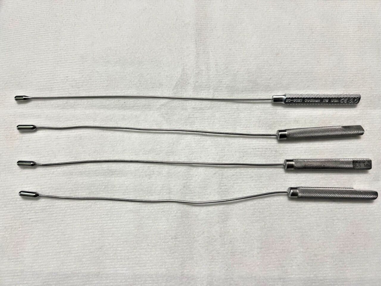 CODMAN 3.5mm DeBakey Vascular Dilators 8" Set of 4 DeBakey Vascular Dilators 3.5mm