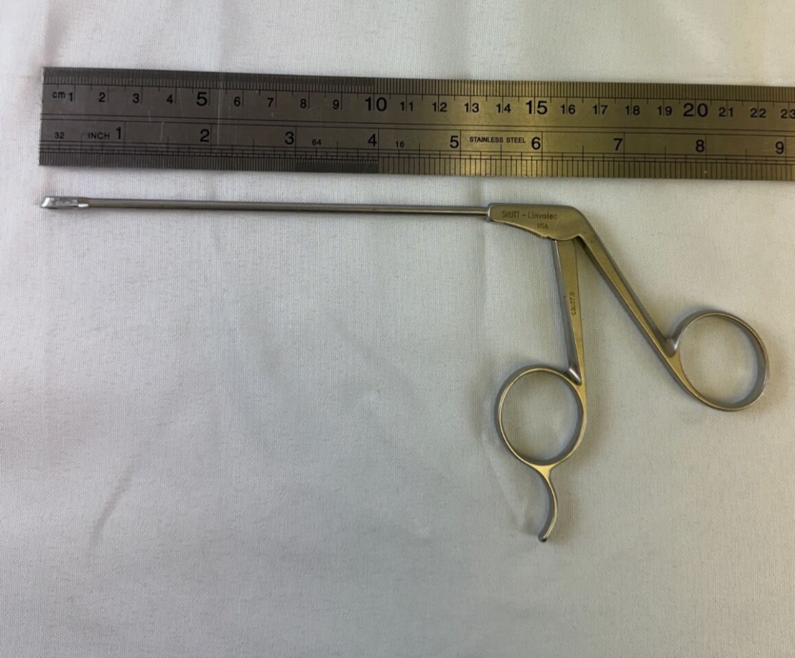SHUTT-LINVATEC C3007.0 Retrograde Arthroscopy Forceps Left Side Backbiter 3.4mm — photo 9