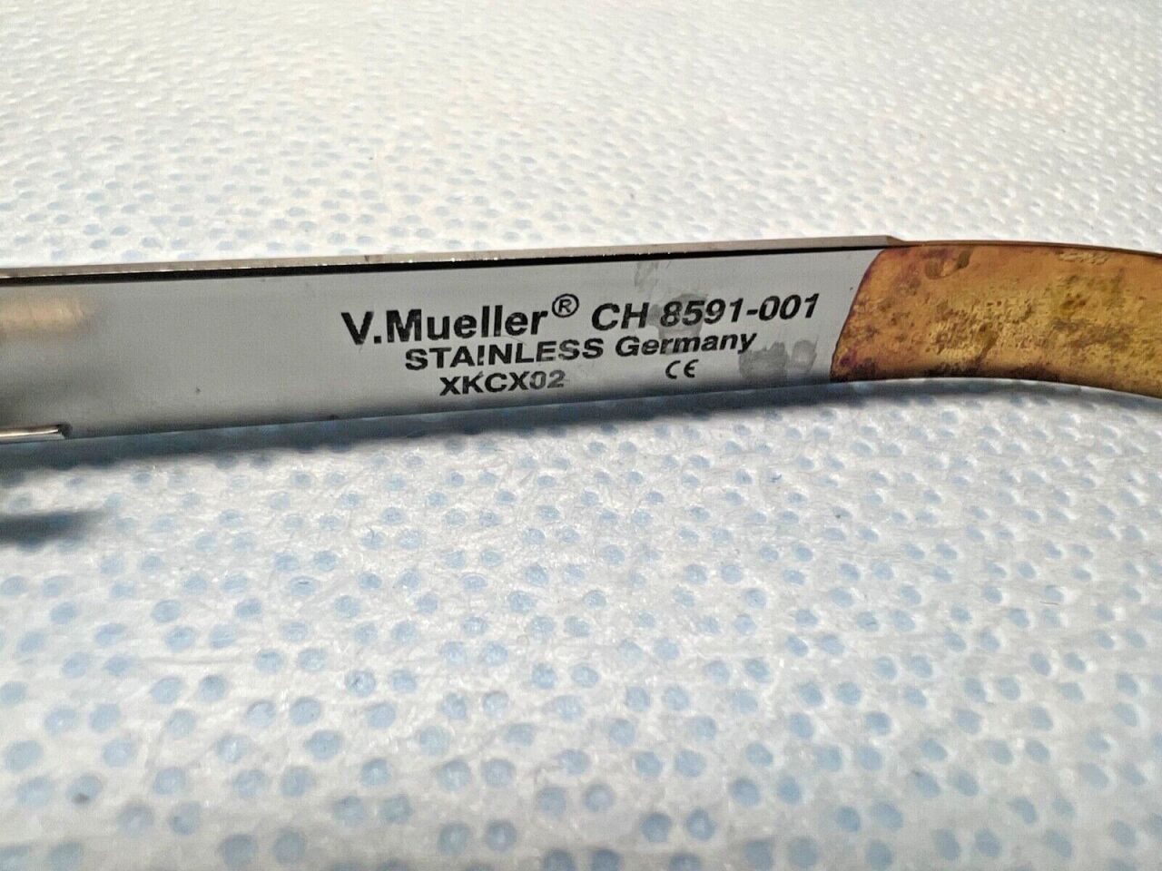 V. MUELLER CH8591001 Jacobson Tungsten Carbide Needle Holder 8-3/4" Spring Lock — photo 2
