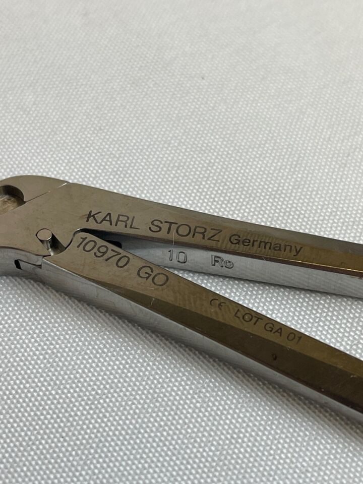 KARL STORZ 10970GO 8mm x 16mm x 20cm Oval Cup Single Action Jaw Biopsy Forcep — photo 2